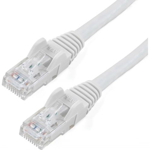 Startech .com 4ft CAT6 Ethernet CableWhite Snagless Gigabit100W PoE UTP 650MHz Category 6 Patch Cord UL Certified Wiring/TIA4ft White… N6PATCH4WH