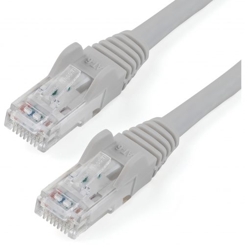 Startech .com 5ft CAT6 Ethernet CableGray Snagless Gigabit100W PoE UTP 650MHz Category 6 Patch Cord UL Certified Wiring/TIA5ft Gray C… N6PATCH5GR