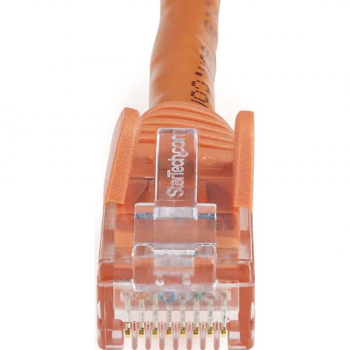 Startech .com 5ft CAT6 Ethernet CableOrange Snagless Gigabit100W PoE UTP 650MHz Category 6 Patch Cord UL Certified Wiring/TIA5ft Oran… N6PATCH5OR