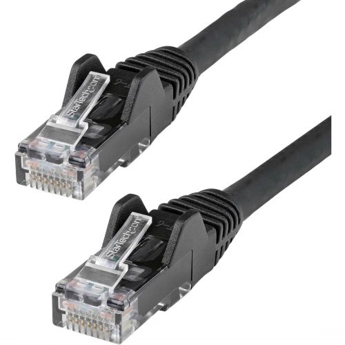 Startech .com 6in CAT6 Ethernet CableBlack Snagless Gigabit100W PoE UTP 650MHz Category 6 Patch Cord UL Certified Wiring/TIA6in Bla… N6PATCH6INBK