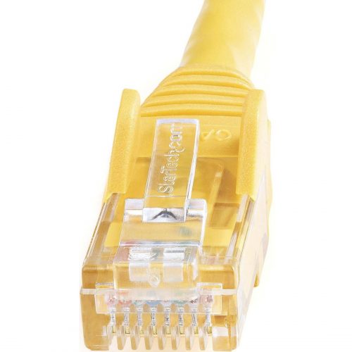 Startech .com 8ft CAT6 Ethernet CableYellow Snagless Gigabit100W PoE UTP 650MHz Category 6 Patch Cord UL Certified Wiring/TIA8ft Yell… N6PATCH8YL