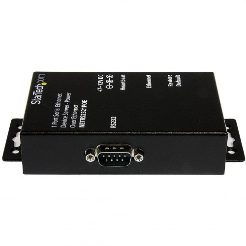 Startech .com .com Serial Ethernet device server1 portpower over EthernetPoEConnect to, configure and remotely manage an… NETRS2321POE