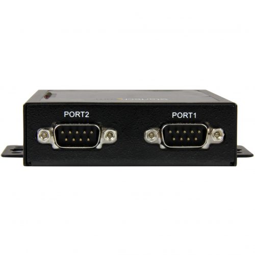Startech .com 2 Port Serial-to-IP Ethernet Device ServerRS232Metal and MountableSerial Device ServerConnect configure and manage t… NETRS2322P