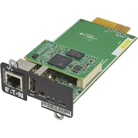 Eaton Cybersecure Gigabit Network Card for UPS and PDU- UL 2900-1 and IEC 62443-4-2 CertifiedMulticolor NETWORK-M2