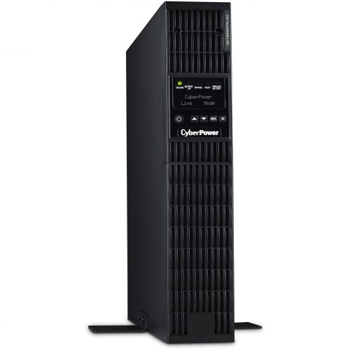 Cyber Power OL1500RTXL2UN Smart App Online UPS Systems1500VA/1350W, 100125 VAC, NEMA 5-15P, 2U, Rack / Tower, Sine Wave, 8 Outlets, L… OL1500RTXL2UN