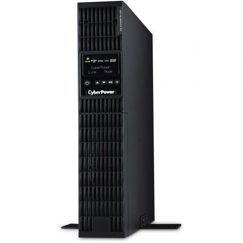 Cyber Power OL2200RTXL2UN Smart App Online UPS Systems2200VA/1800W, 100125 VAC, NEMA 5-20P, 2U, Rack / Tower, Sine Wave, 7 Outlets, L… OL2200RTXL2UN