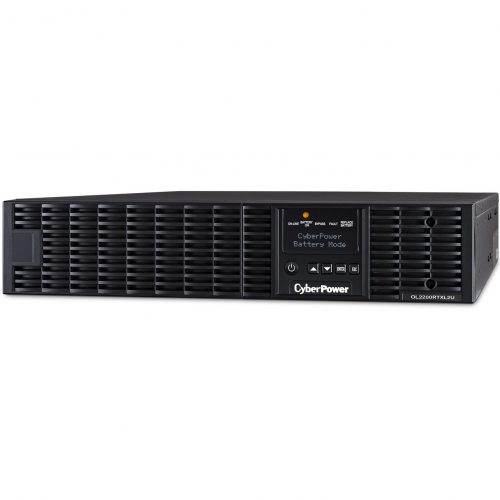 Cyber Power OL2200RTXL2UN Smart App Online UPS Systems2200VA/1800W, 100125 VAC, NEMA 5-20P, 2U, Rack / Tower, Sine Wave, 7 Outlets, L… OL2200RTXL2UN