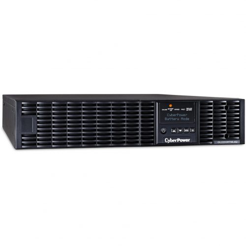 Cyber Power OL2200RTXL2UN Smart App Online UPS Systems2200VA/1800W, 100125 VAC, NEMA 5-20P, 2U, Rack / Tower, Sine Wave, 7 Outlets, L… OL2200RTXL2UN