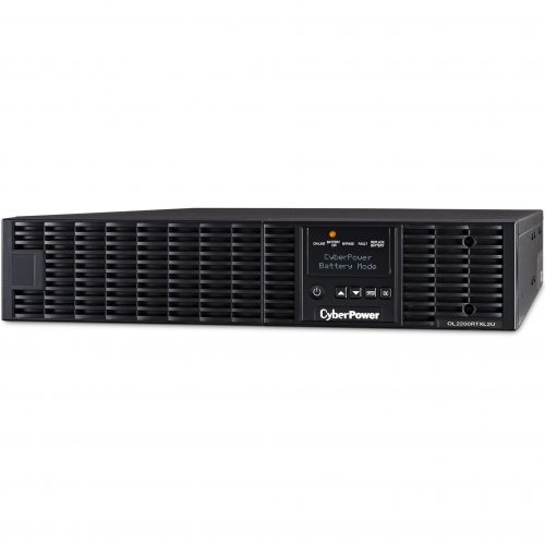 Cyber Power OL2200RTXL2U Smart App Online UPS Systems2200VA/1800W, 100125 VAC, NEMA 5-20P, 2U, Rack / Tower, Sine Wave, 7 Outlets, LCD… OL2200RTXL2U