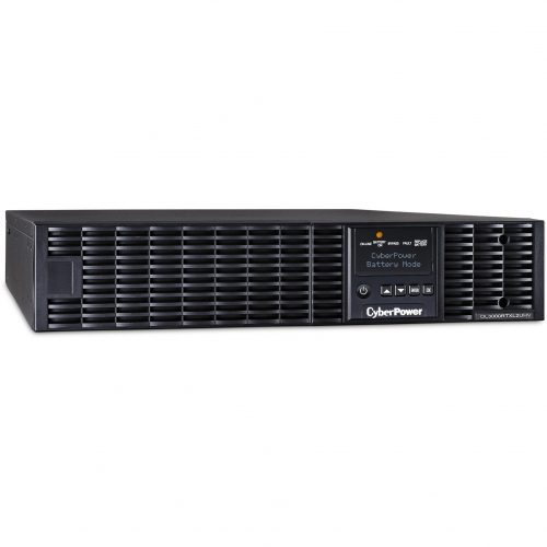 Cyber Power OL3000RTXL2UHVN Smart App Online UPS Systems3000VA/2700W, 200240 VAC, NEMA L6-20P, 2U, Rack / Tower, Sine Wave, 3 Outle… OL3000RTXL2UHVN