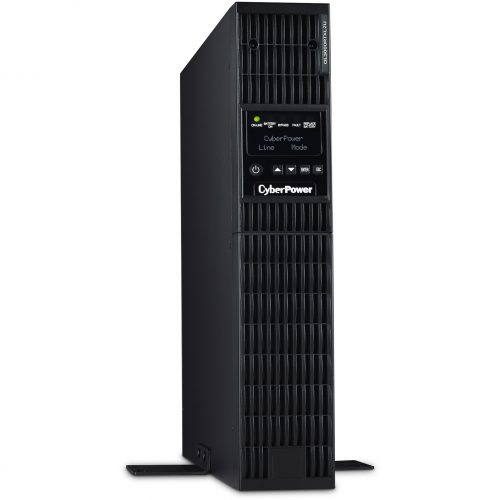 Cyber Power OL3000RTXL2UN Smart App Online UPS Systems3000VA/2700W, 100125 VAC, NEMA L5-30P, 2U, Rack / Tower, Sine Wave, 7 Outlets,… OL3000RTXL2UN