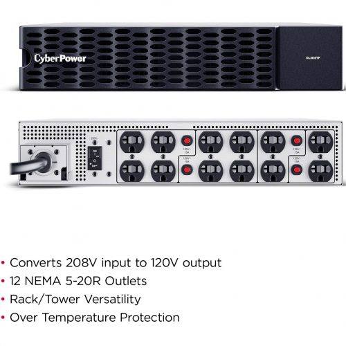 CyberPower OL5KST Step-Down Transformer – 230V AC Input 208V AC Output