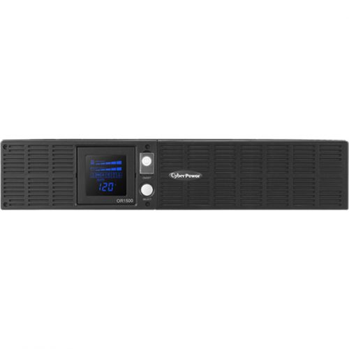 Cyber Power OR1500LCDRT2U Smart App LCD UPS Systems1500VA/900W, 120 VAC, NEMA 5-15P, 2U, Rack / Tower, 8 Outlets, LCD, Panel® B… OR1500LCDRT2U