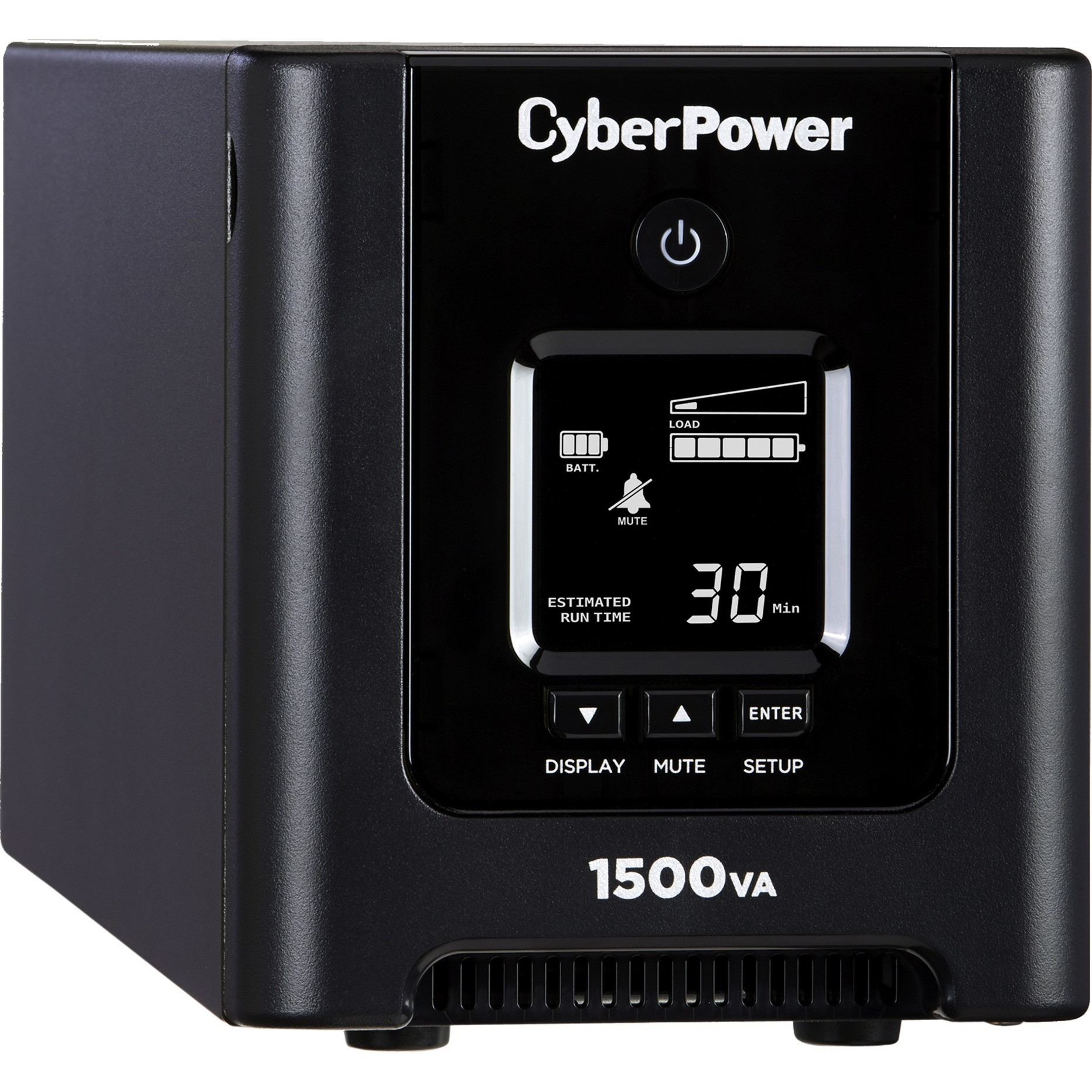 Cyber Power OR1500PFCLCD PFC Sinewave UPS Systems1500VA/1050W, 120 VAC, NEMA 5-15P, Mini-Tower, Sine Wave, 8 Outlets, LCD, Panel&reg… OR1500PFCLCD