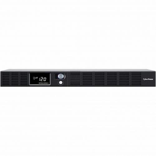 Cyber Power OR700LCDRM1U Smart App LCD UPS Systems700VA/400W, 120 VAC, NEMA 5-15P, 1U, Rackmount, 6 Outlets, LCD, Panel® Busines… OR700LCDRM1U