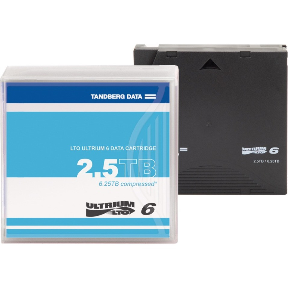 Overland LTO Ultrium 6 Data CartridgeLTO-62.50 TB (Native) / 6.25 TB (Compressed)2775.59 ft Tape Length1 Pack OV-LTO901620