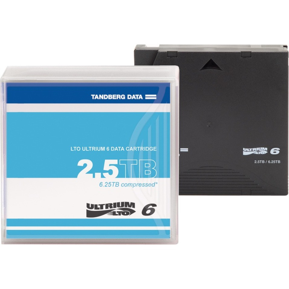 Overland LTO Ultrium 6 Data CartridgeLTO-6Labeled2.50 TB (Native) / 6.25 TB (Compressed)2775.59 ft Tape Length1 Pack OV-LTOBCL620