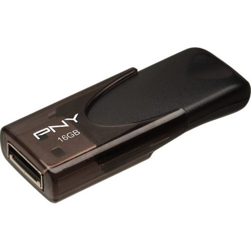 PNY Technologies 16GB Attaché 4 2.0 Flash Drive16 GBUSB 2.0 Type ABlack Warranty P-FD16GATT4-GE