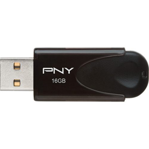 PNY Technologies 16GB Attaché 4 2.0 Flash Drive16 GBUSB 2.0 Type ABlack Warranty P-FD16GATT4-GE