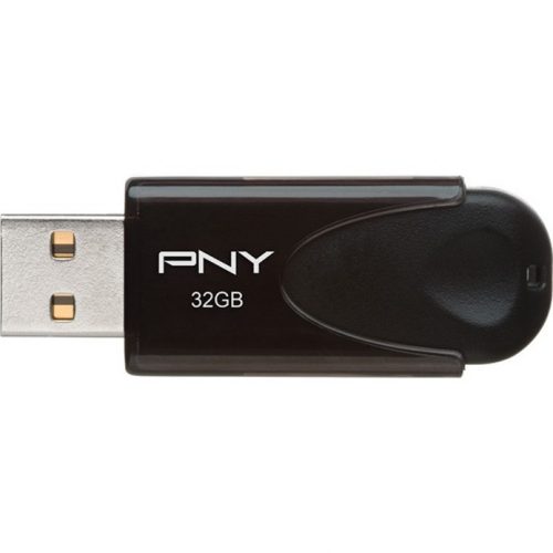 PNY Technologies 32GB Attaché 4 2.0 Flash Drive32 GBUSB 2.0 Type ABlack Warranty P-FD32GATT4-GE