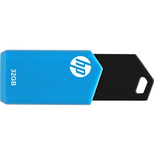 PNY Technologies HP v150w USB 2.0 Flash Drive32 GBUSB 2.0 Type ABlue Warranty1 / Pack P-FD32GHPV150W-GE