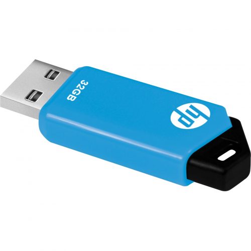 PNY Technologies HP v150w USB 2.0 Flash Drive32 GBUSB 2.0 Type ABlue Warranty1 / Pack P-FD32GHPV150W-GE