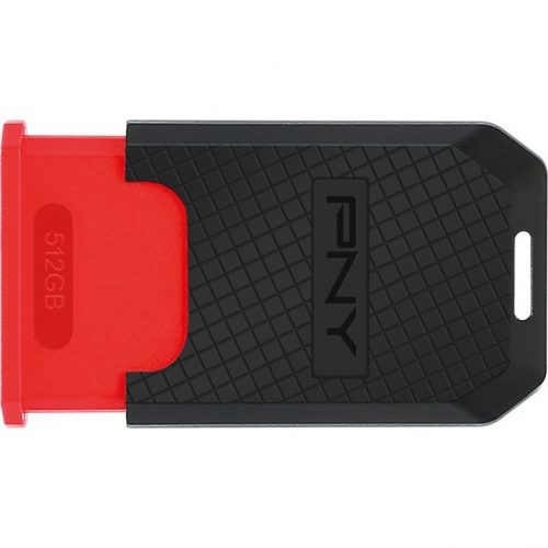 PNY Technologies 512GB Elite USB 3.1 Gen 1 Type-C Flash Drive512 GBUSB 3.1 (Gen 1) Type C130 MB/s Read SpeedRed, Black Warranty P-FD512ELTC-GE