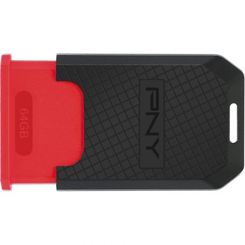 PNY Technologies 64GB Elite USB 3.1 Gen 1 Type-C Flash Drive64 GBUSB 3.1 (Gen 1) Type C130 MB/s Read SpeedRed, Black Warranty P-FD64GELTC-GE