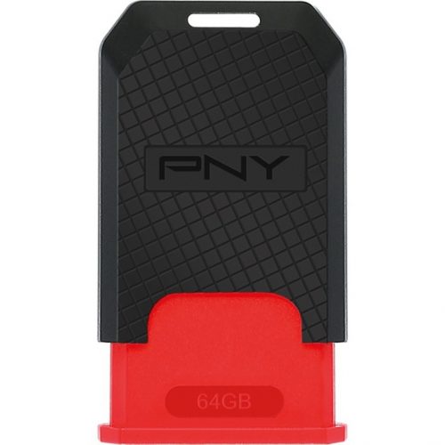 PNY Technologies 64GB Elite USB 3.1 Gen 1 Type-C Flash Drive64 GBUSB 3.1 (Gen 1) Type C130 MB/s Read SpeedRed, Black Warranty P-FD64GELTC-GE