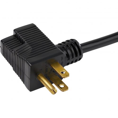 Startech .com Power Extension CordFor PC, Monitor, Scanner, PrinterBlack3 ft Cord Length PAC1023