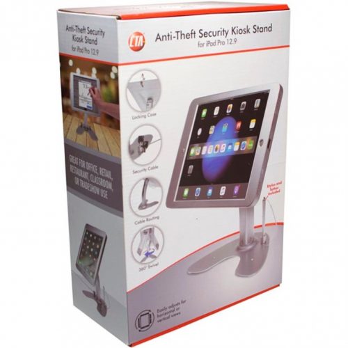 Cta Digital Accessories Anti-Theft Security Kiosk Stand for iPad Pro 12.9Black PAD-ASKP