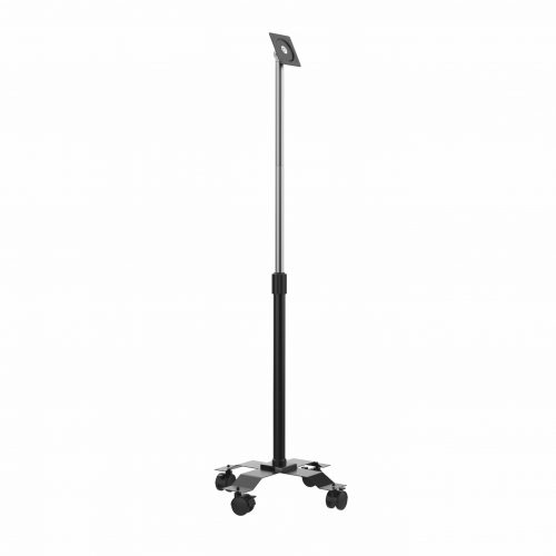 Cta Digital Accessories VESA-Compatible, Height-Adjustable Rolling Floor Stand70″ Height x 17.5″ Width x 17.5″ DepthFloorBlack PAD-CGSVP