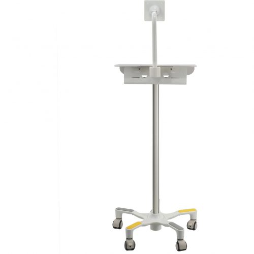 Cta Digital Accessories Medical Grade Anti-Microbial Floor Stand with VESA Compatibility33 lb Capacity5 CastersPlastic, Metal PAD-MEDVFS
