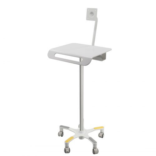 Cta Digital Accessories Medical Grade Anti-Microbial Floor Stand with VESA Compatibility33 lb Capacity5 CastersPlastic, Metal PAD-MEDVFS