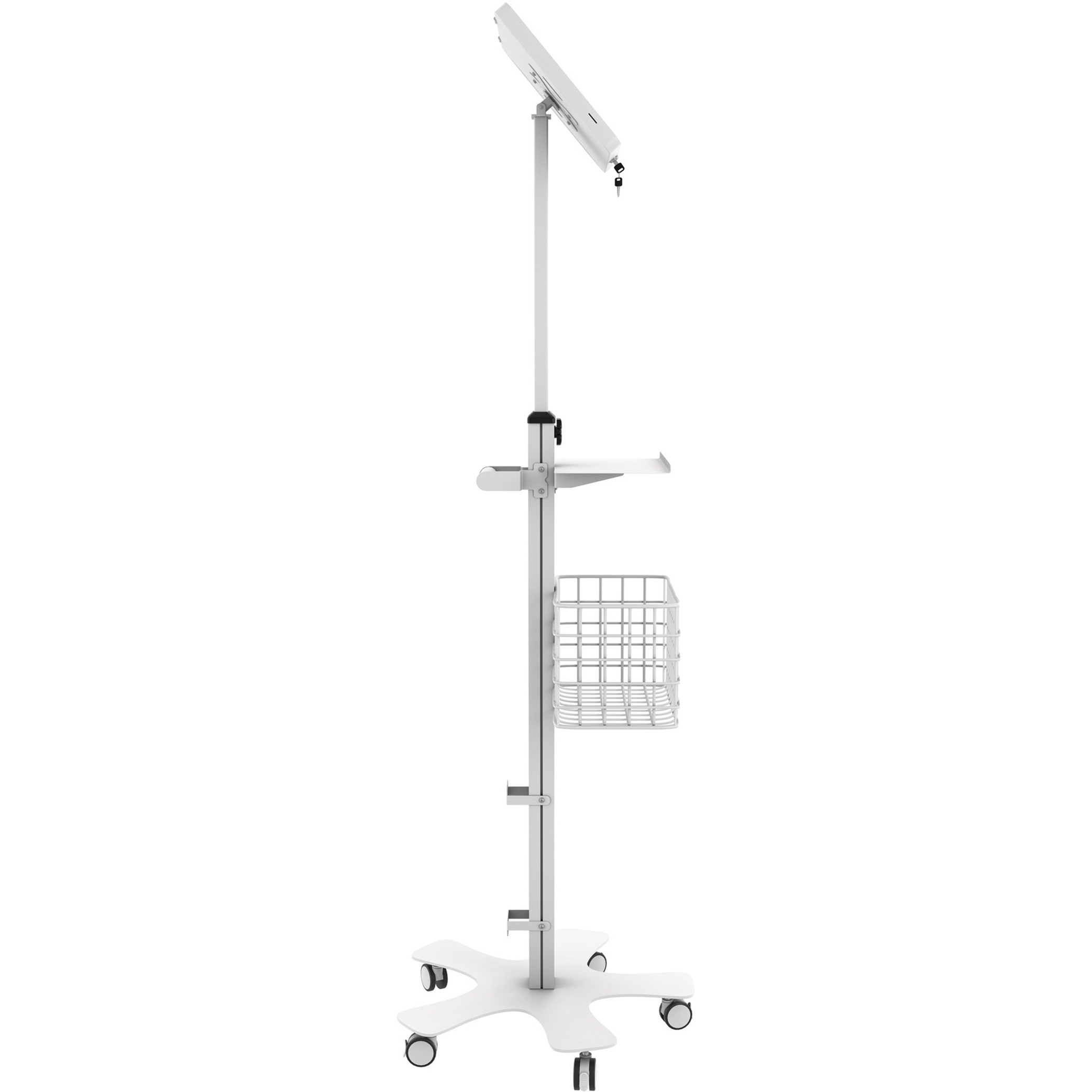 Cta Digital Accessories Medical Mobile Floor Stand with Large Paragon EnclosureUp to 12.9″ Screen Support61″ Height x 14.5″ Width x 13″ DepthFloo… PAD-MFSPL