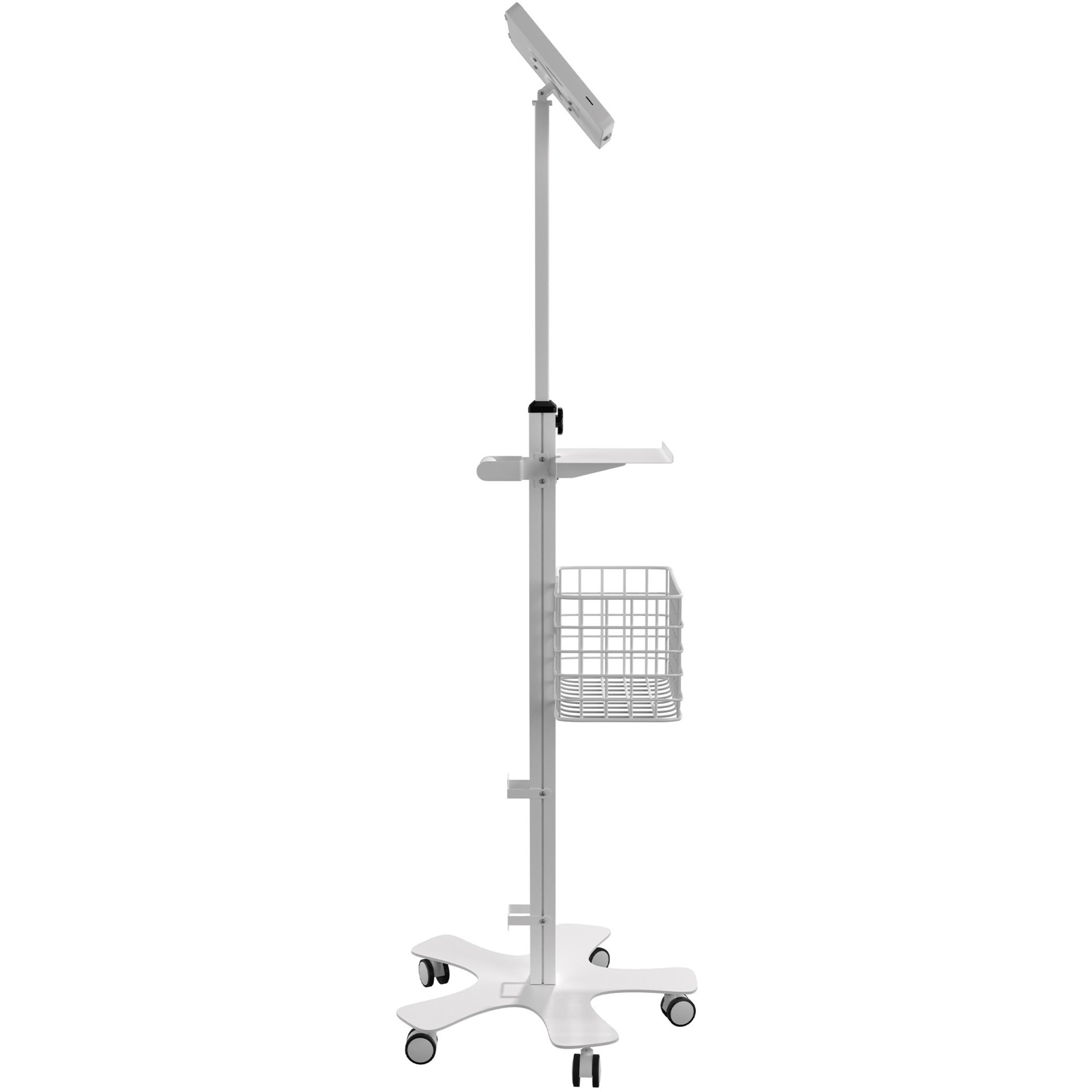 Cta Digital Accessories Medical Mobile Floor Stand with VESA Plate and Paragon EnclosureUp to 11″ Screen Support53.9″ Height x 18.7″ Width x 18.4″ Dep… PAD-MFS