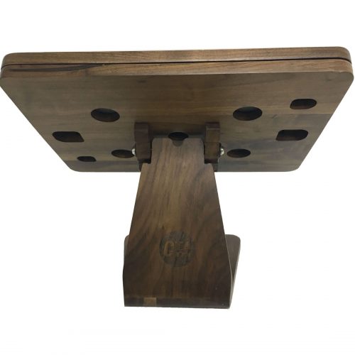 Cta Digital Accessories Premium Angle-Flip Security Kiosk Stand for iPad (Wood)Up to 10.2″ Screen SupportWalnutWood PAD-PARAKWD