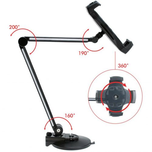 Cta Digital Accessories Mounting Arm for Tablet, Smartphone, iPad Air, iPhone10″ Screen Support PAD-UAM