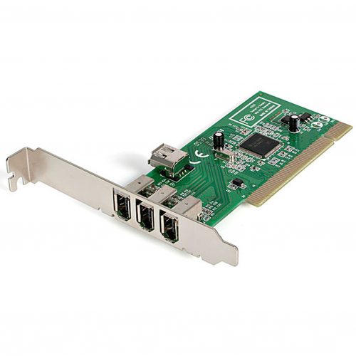 Startech .com .com 4 Port IEEE-1394 FireWire PCI CardAdd 4 FireWire ports to a desktop computer through a PCI slotpci firewire ca… PCI1394MP