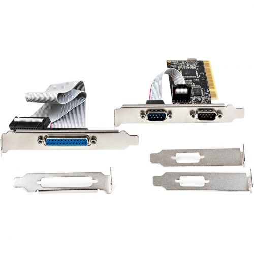 Startech .com PCI Serial Parallel Combo Card with Dual Serial RS232 Ports (DB9) & 1x Parallel Port (DB25), PCI Adapter Expansion CardPCI Seri… PCI2S1P2