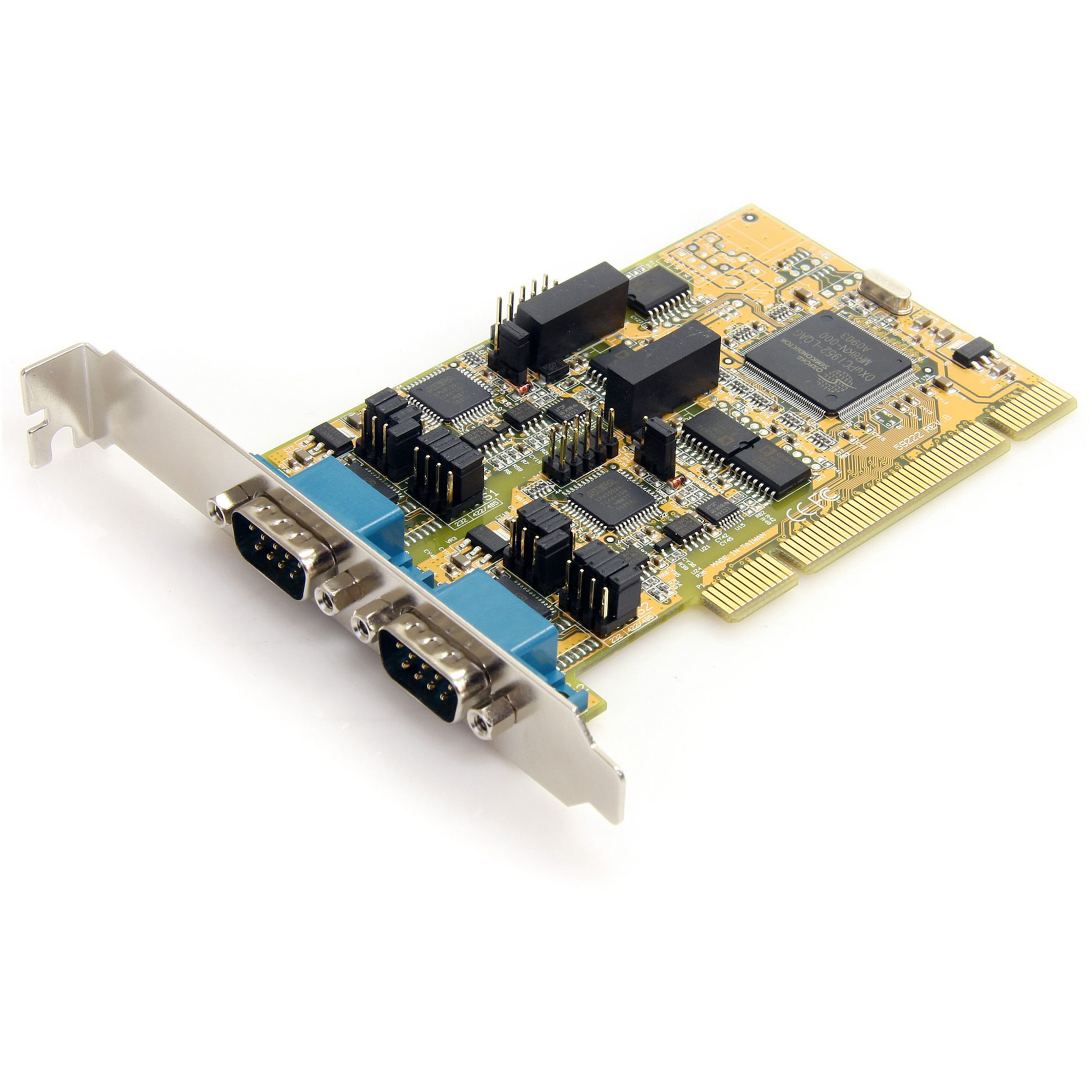 Startech .com 2 Port RS232/422/485 PCI Serial Adapter w/ ESDControl and communicate with two serial devices even with mixed RS-232 & 485… PCI2S232485I