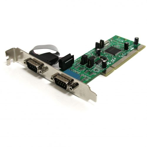 Startech .com 2 Port PCI RS422/485 Serial Adapter Card with 161050 UARTAdd two RS422/485 serial ports through a standard or low profile P… PCI2S4851050