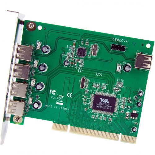 Startech .com 7 Port PCI USB Card AdapterAdd 7 USB 2.0 Ports to your PC through a PCI slotpci to usbpci usb controllerusb 2.0 card -… PCIUSB7