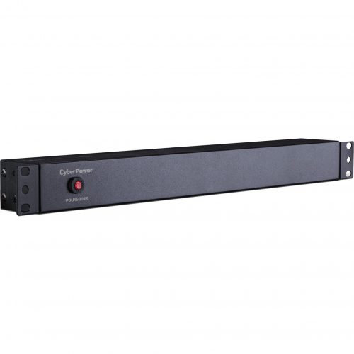 Cyber Power PDU15B10R 100125 VAC 15A Basic PDU10 Outlets, 15 ft, NEMA 5-15P, Horizontal, 1U, Lifetime Warranty PDU15B10R