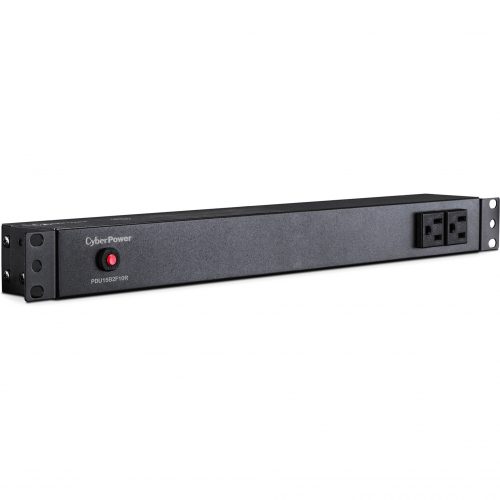 Cyber Power PDU15B2F10R 100125 VAC 15A Basic PDU12 Outlets, 15 ft, NEMA 5-15P, Horizontal, 1U, Lifetime Warranty PDU15B2F10R