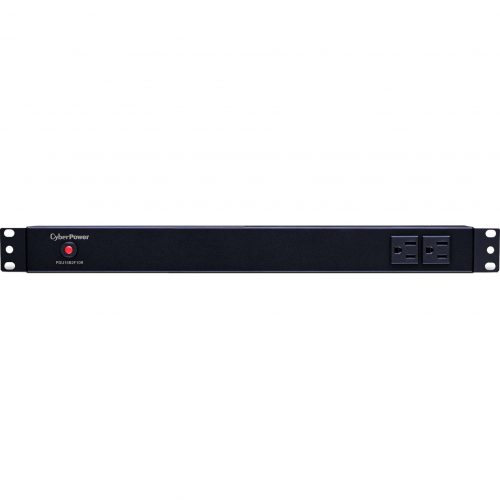Cyber Power PDU15B2F10R 100125 VAC 15A Basic PDU12 Outlets, 15 ft, NEMA 5-15P, Horizontal, 1U, Lifetime Warranty PDU15B2F10R