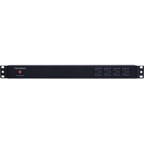 Cyber Power Basic PDU15B4F10R 14-Outlets PDU14 x NEMA 5-15R1U Rack-mountable, Zero U Vertical Rackmount PDU15B4F10R