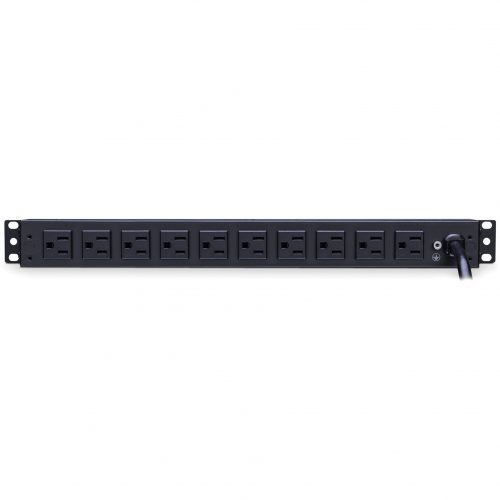 Cyber Power Basic PDU15B6F10R 16-Outlets PDU16 x NEMA 5-15R1U Rack-mountable, Zero U Vertical Rackmount PDU15B6F10R