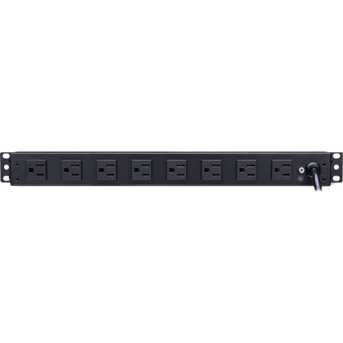 Cyber Power PDU15B8R 100125 VAC 15A Basic PDU8 Outlets, 15 ft, NEMA 5-15P, Horizontal, 1U, Lifetime Warranty PDU15B8R