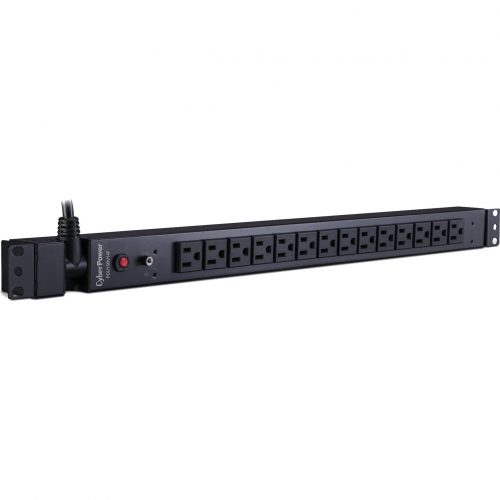 Cyber Power PDU15BV14F 100125 VAC 15A Basic PDU14 Outlets, 10 ft, NEMA 5-15P, Vertical, 0U, Lifetime Warranty PDU15BV14F